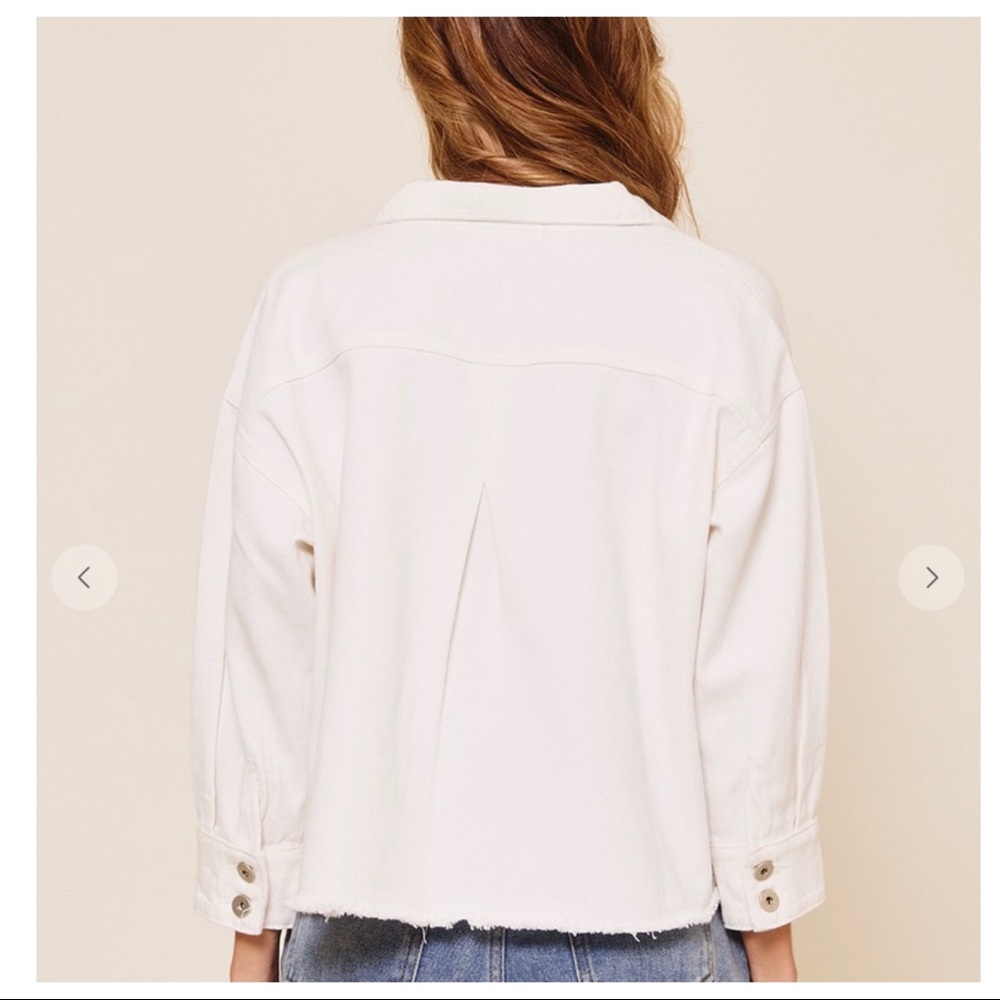 #04 Gigi Long sleeves Denim Jacket With Pockets - Picture 2 of 5